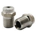 Interstate Pneumatics 1/4 Inch Male NPT Stainless Steel Surface Cleaner Nozzle, 25 Degree, 10 GPM PW7106